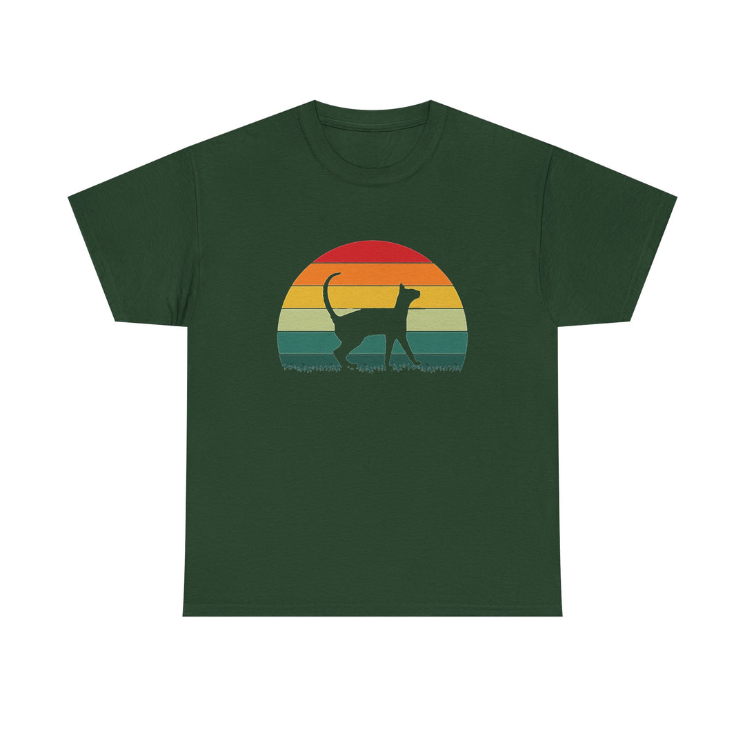 Sunset Cat Cotton Tee
