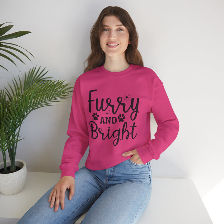 Furry and Bright Crewneck Sweatshirt