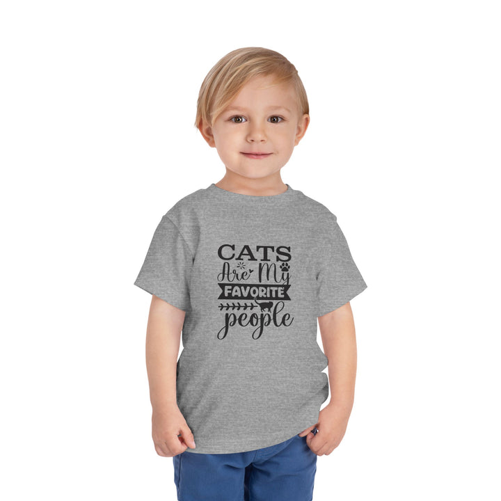 Cats Are My Favorite People Toddler Tee
