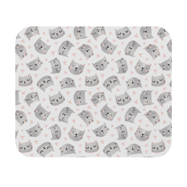Sweet Gray Kitty Mouse Pad