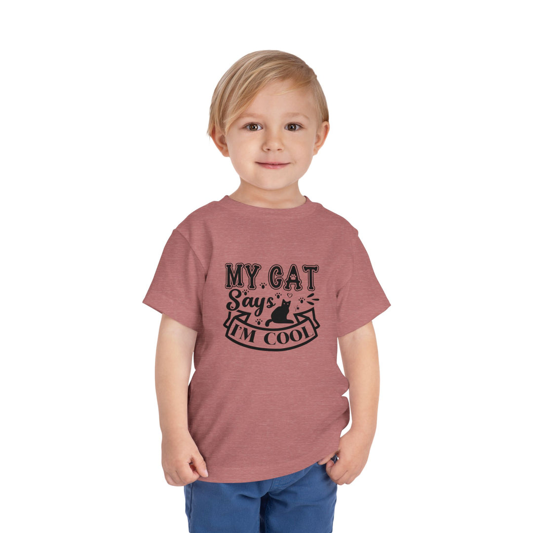 My Cat Says I'm Cool Toddler Tee