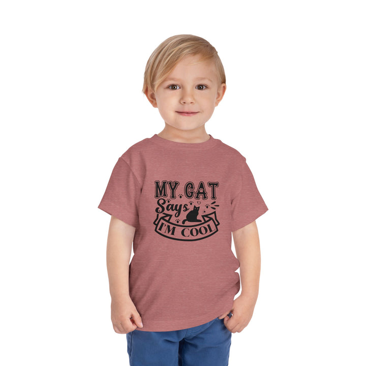 My Cat Says I'm Cool Toddler Tee