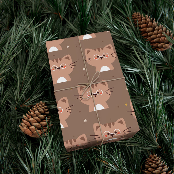 Chocolate Cat Gift Wrap