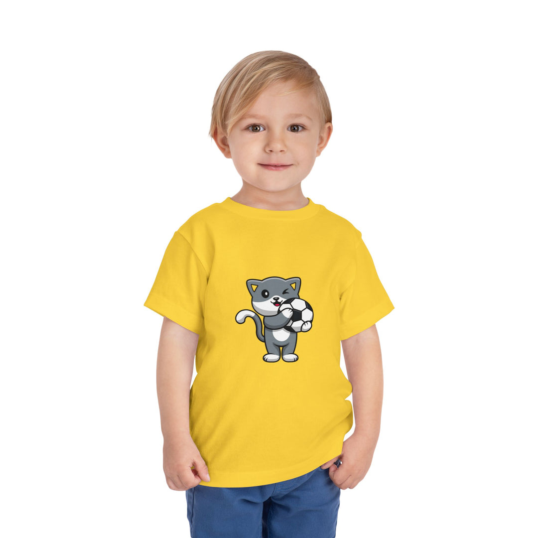 Soccer Cat Toddler Tee