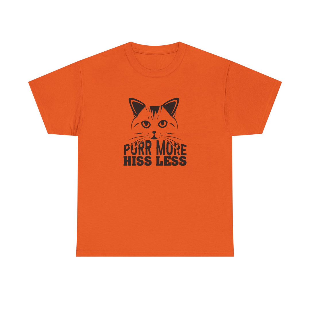 Purr More Hiss Less Cotton Tee