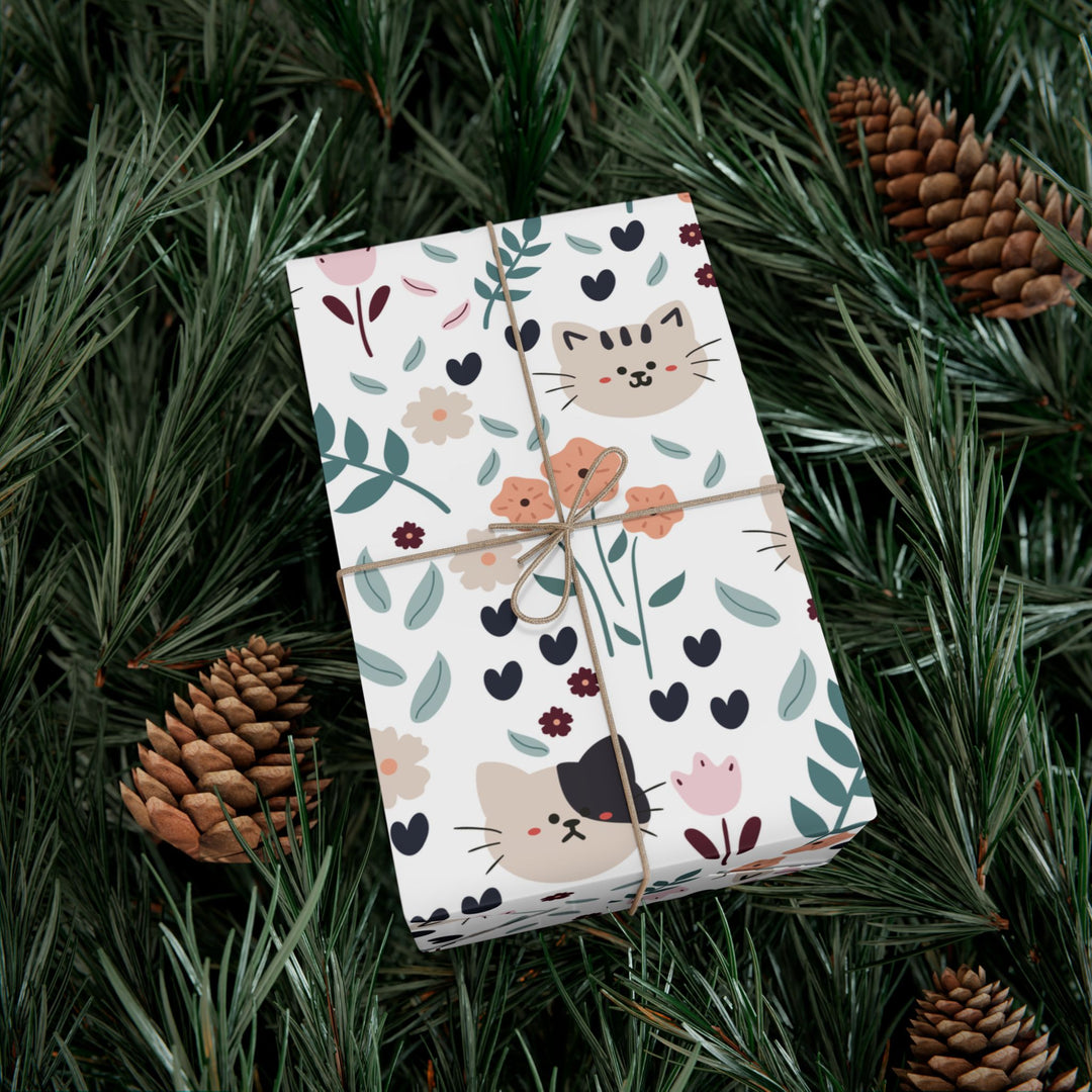 Springtime Kitty Gift Wrap