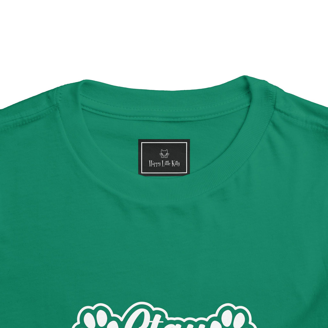 Stay Pawsitive Toddler Tee