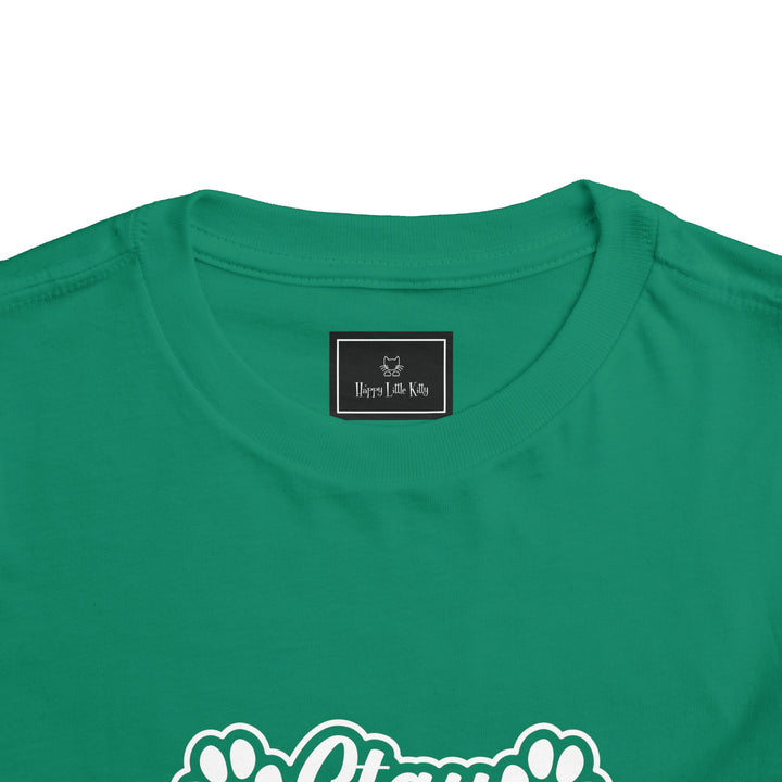 Stay Pawsitive Toddler Tee