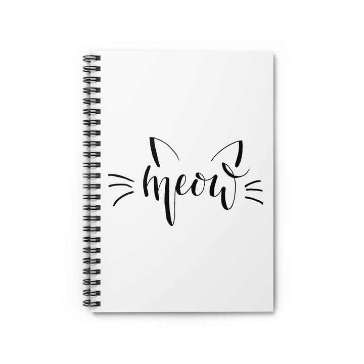 Meow Spiral Notebook
