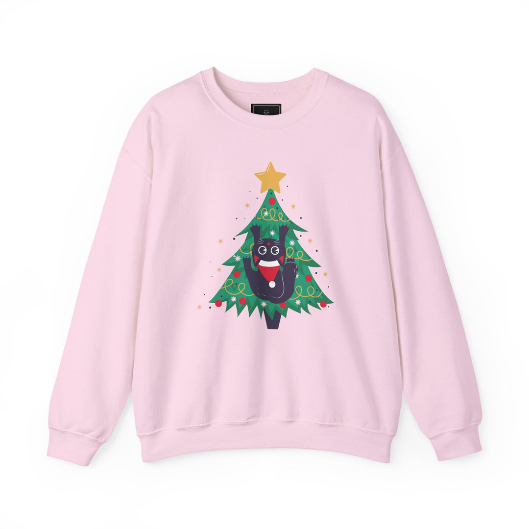 Tree Climbing Kitty Crewneck Sweatshirt