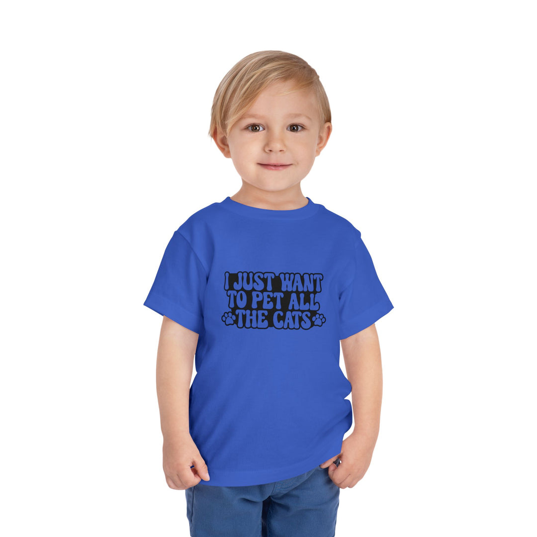 Pet All The Cats Toddler Tee