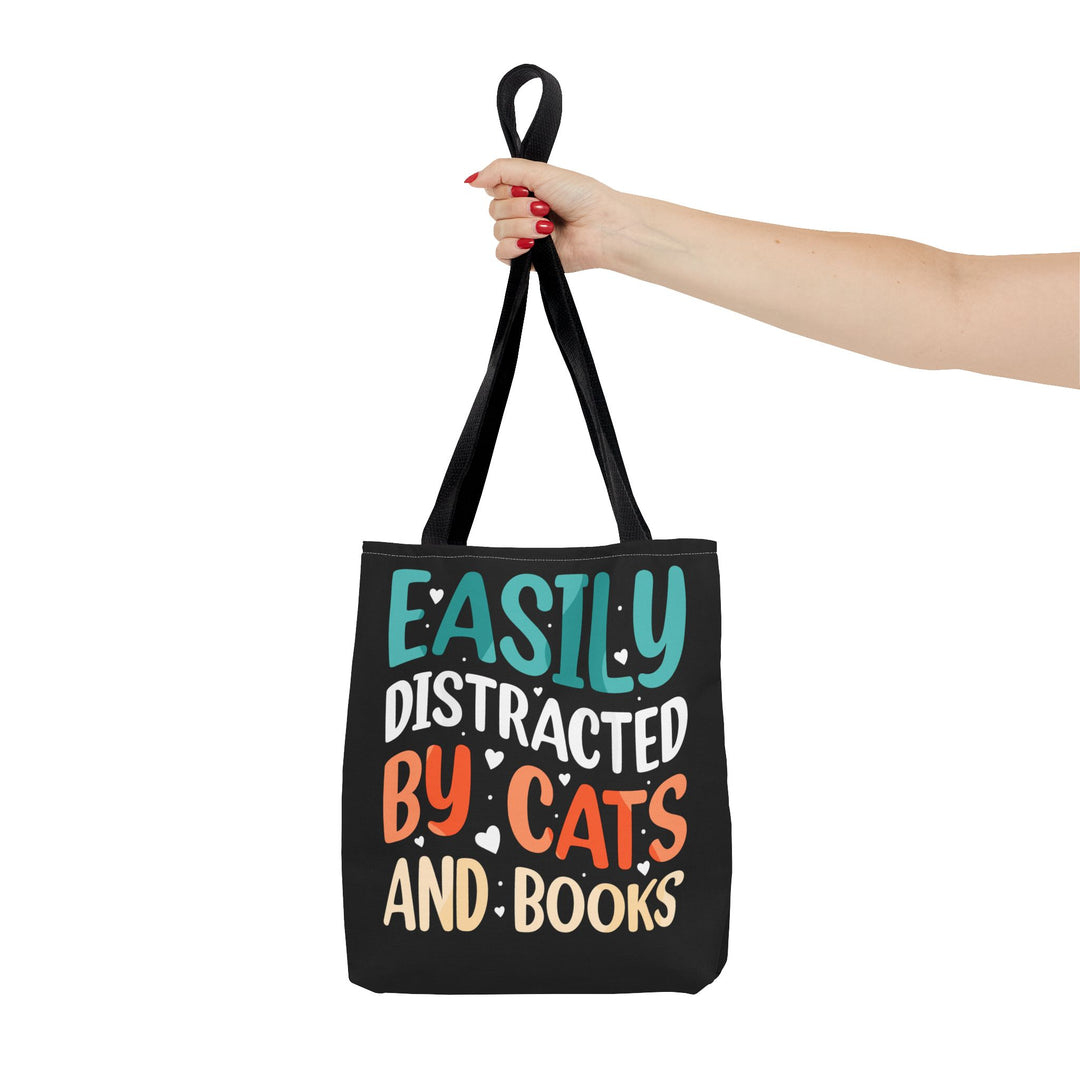 Cats and Books Tote Bag