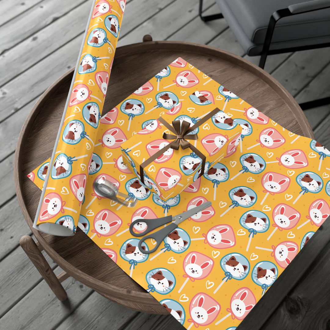 Candy Cat Gift Wrap