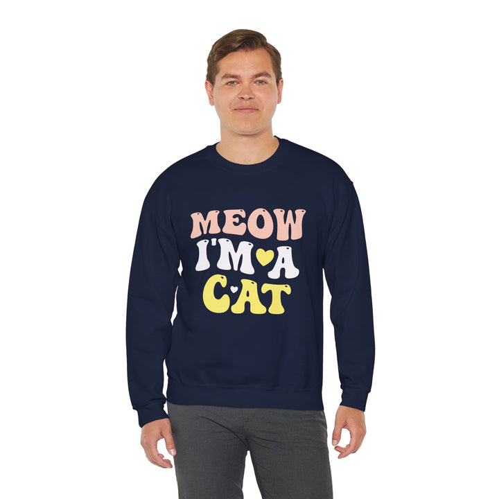 Meow I'm A Cat Unisex Crewneck Sweatshirt