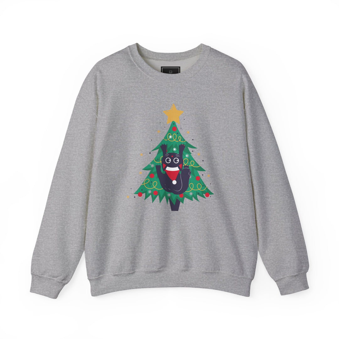 Tree Climbing Kitty Crewneck Sweatshirt