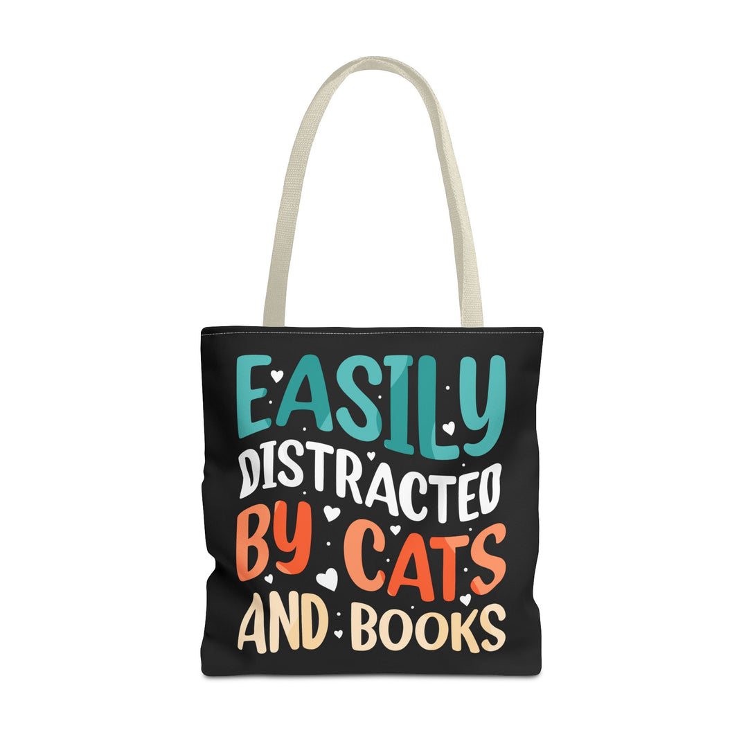 Cats and Books Tote Bag