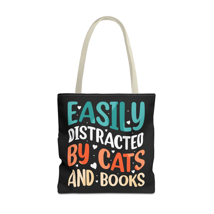 Cats and Books Tote Bag