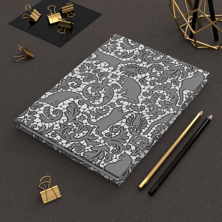 Lace Cat Hardcover Journal