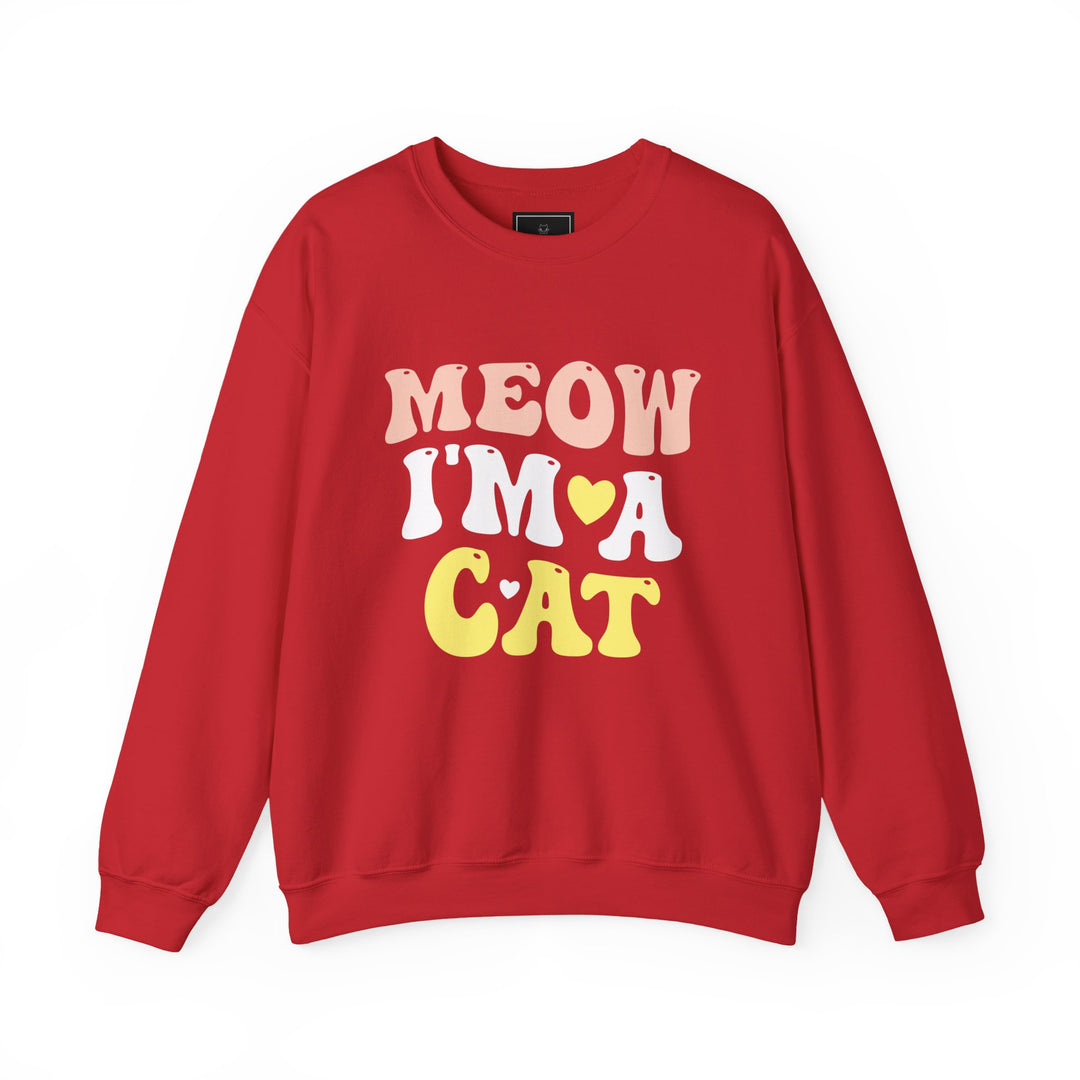 Meow I'm A Cat Unisex Crewneck Sweatshirt
