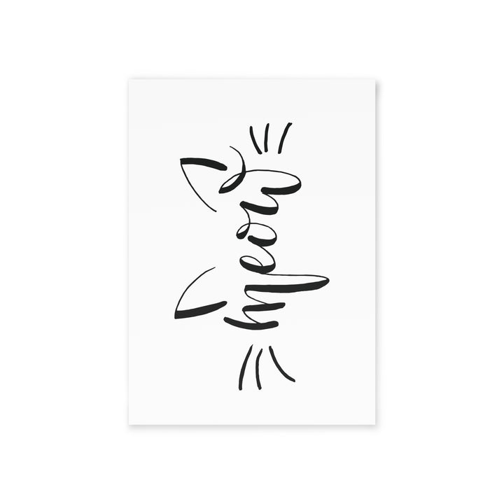Meow Greeting Card