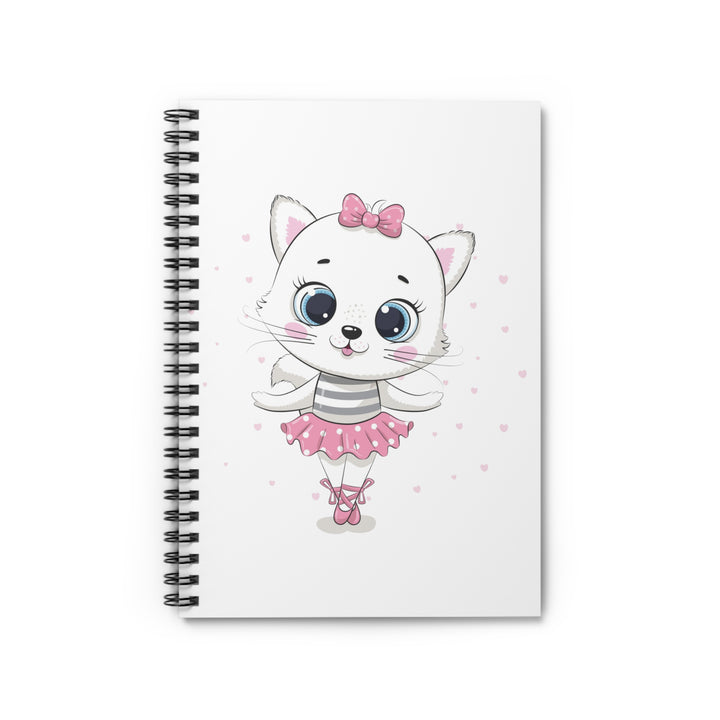 Ballet Cat Spiral Notebook