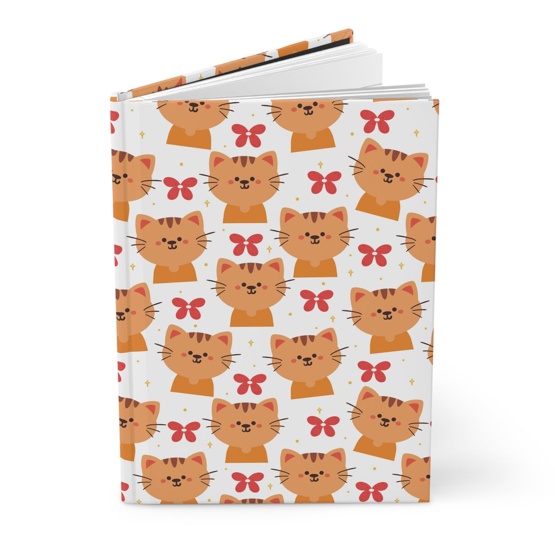Orange Tabby Cat Hardcover Journal