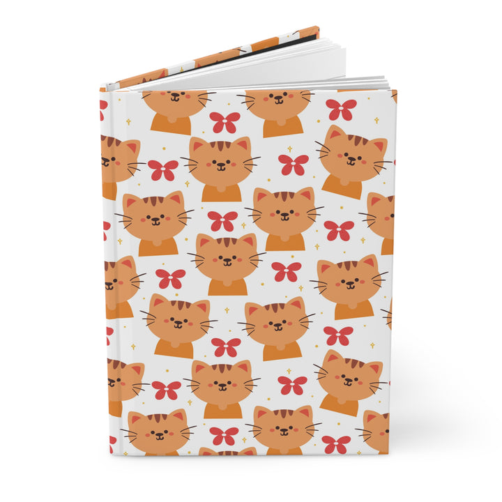 Orange Tabby Cat Hardcover Journal