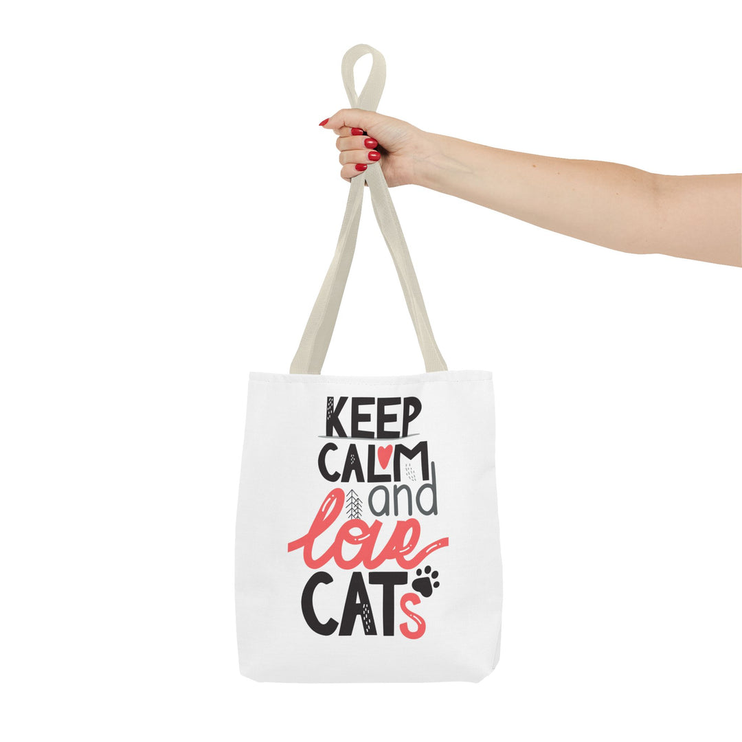 Keep Calm Love Cats Tote Bag