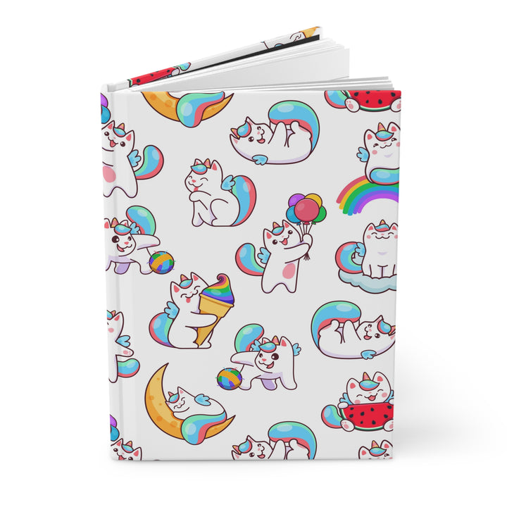 Rainbow Caticorn Hardcover Journal