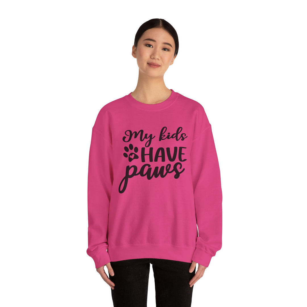 My Kids Have Paws Crewneck Sweatshirt