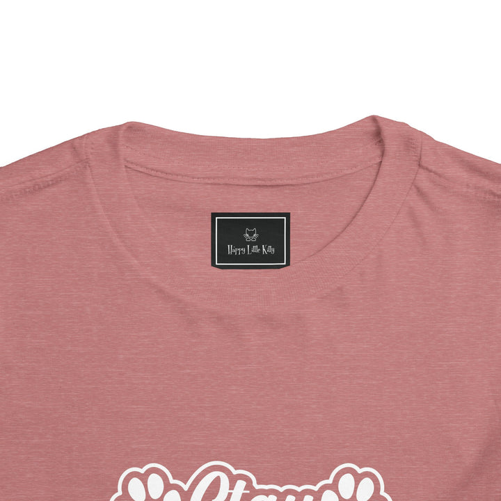 Stay Pawsitive Toddler Tee