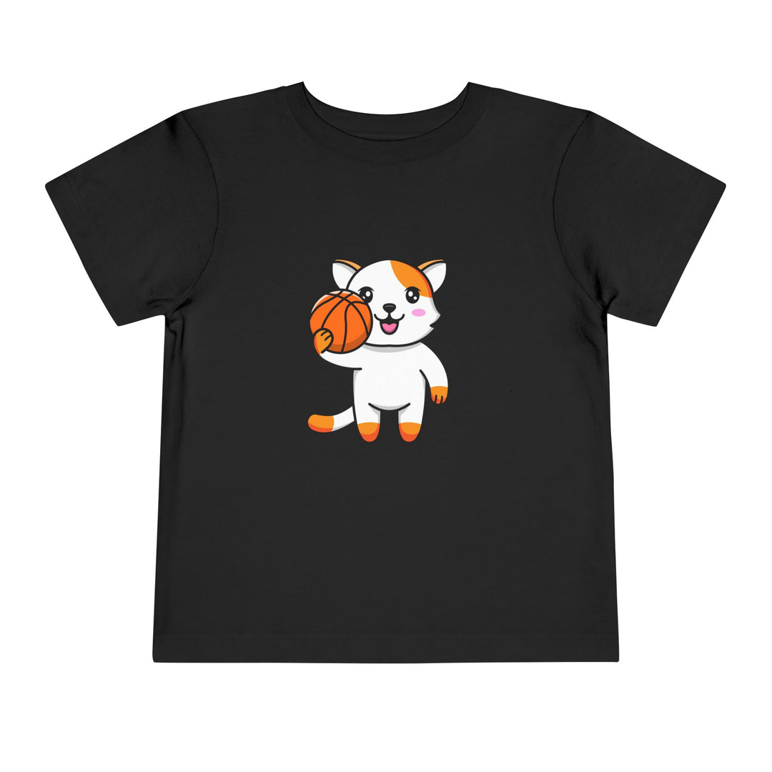 Basketball Cat Toddler Tee