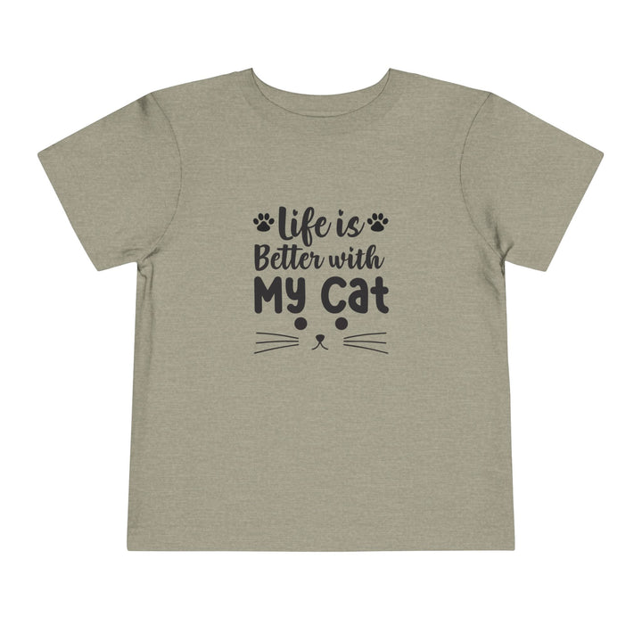 Better With My Cat Toddler Tee