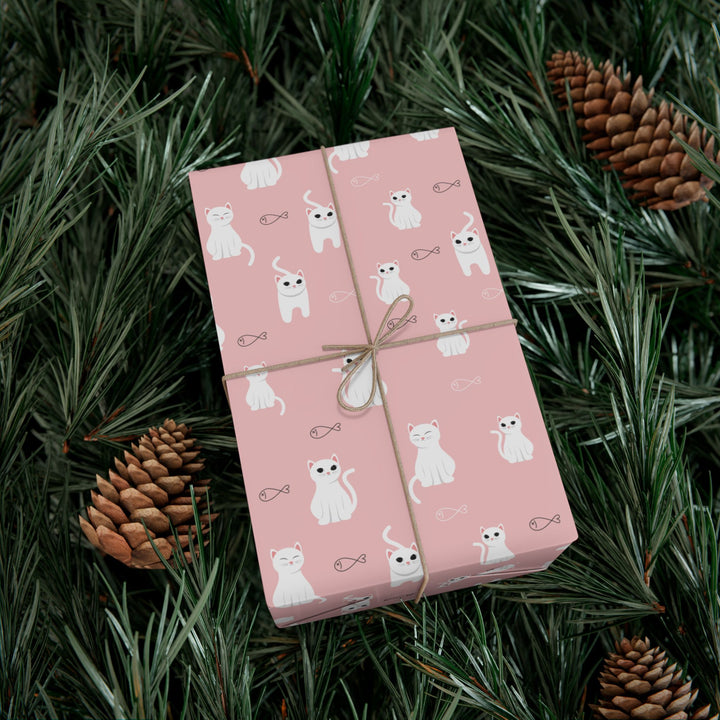 Cats and Fish Gift Wrap
