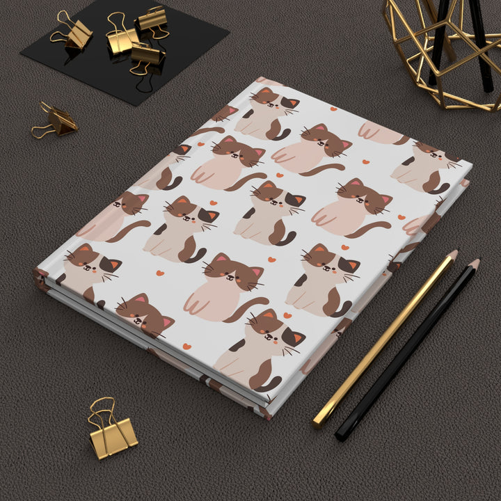 Siamese and Calico Hardcover Journal
