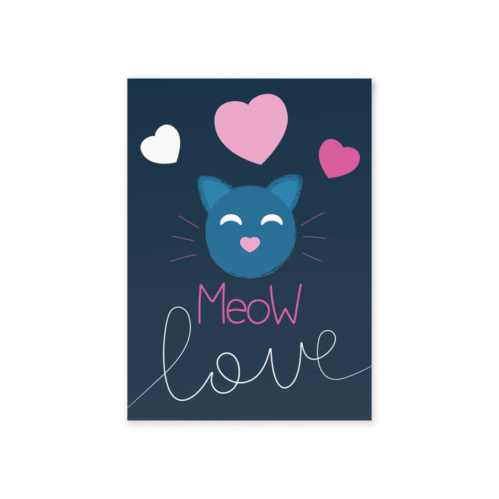 Meow Love Greeting Card