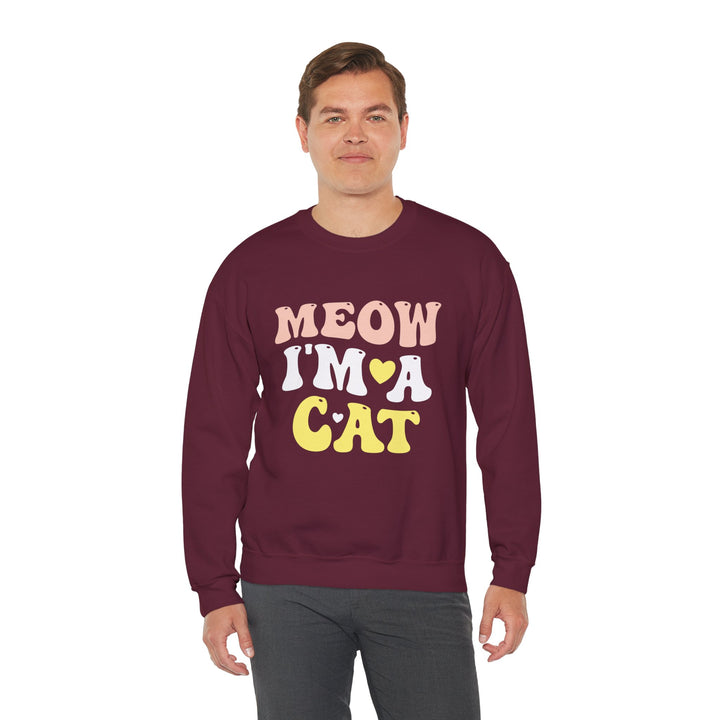 Meow I'm A Cat Unisex Crewneck Sweatshirt