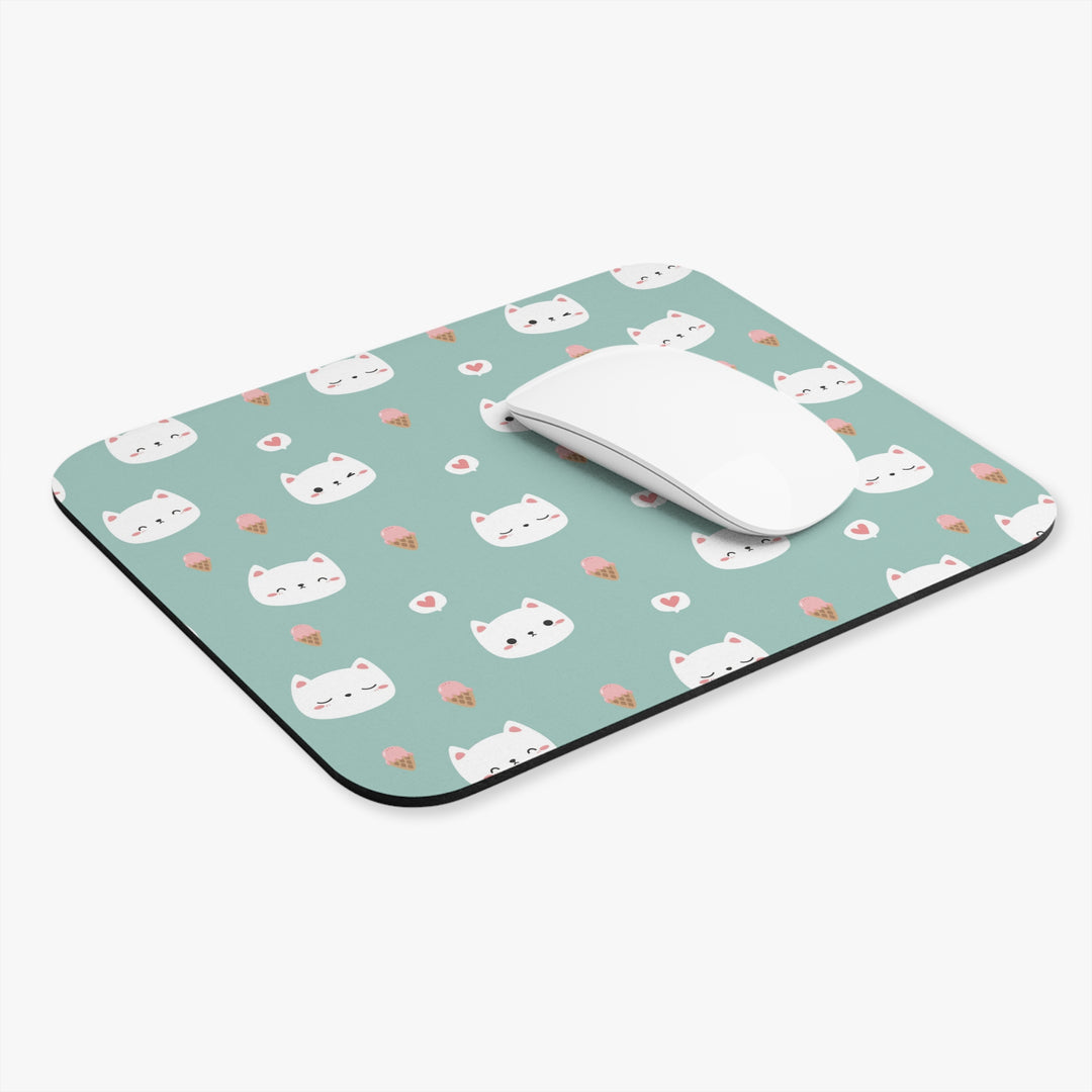 Cats and Ice Cream Mouse Pad
