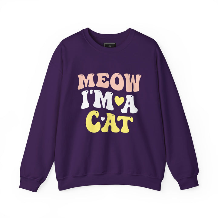 Meow I'm A Cat Unisex Crewneck Sweatshirt
