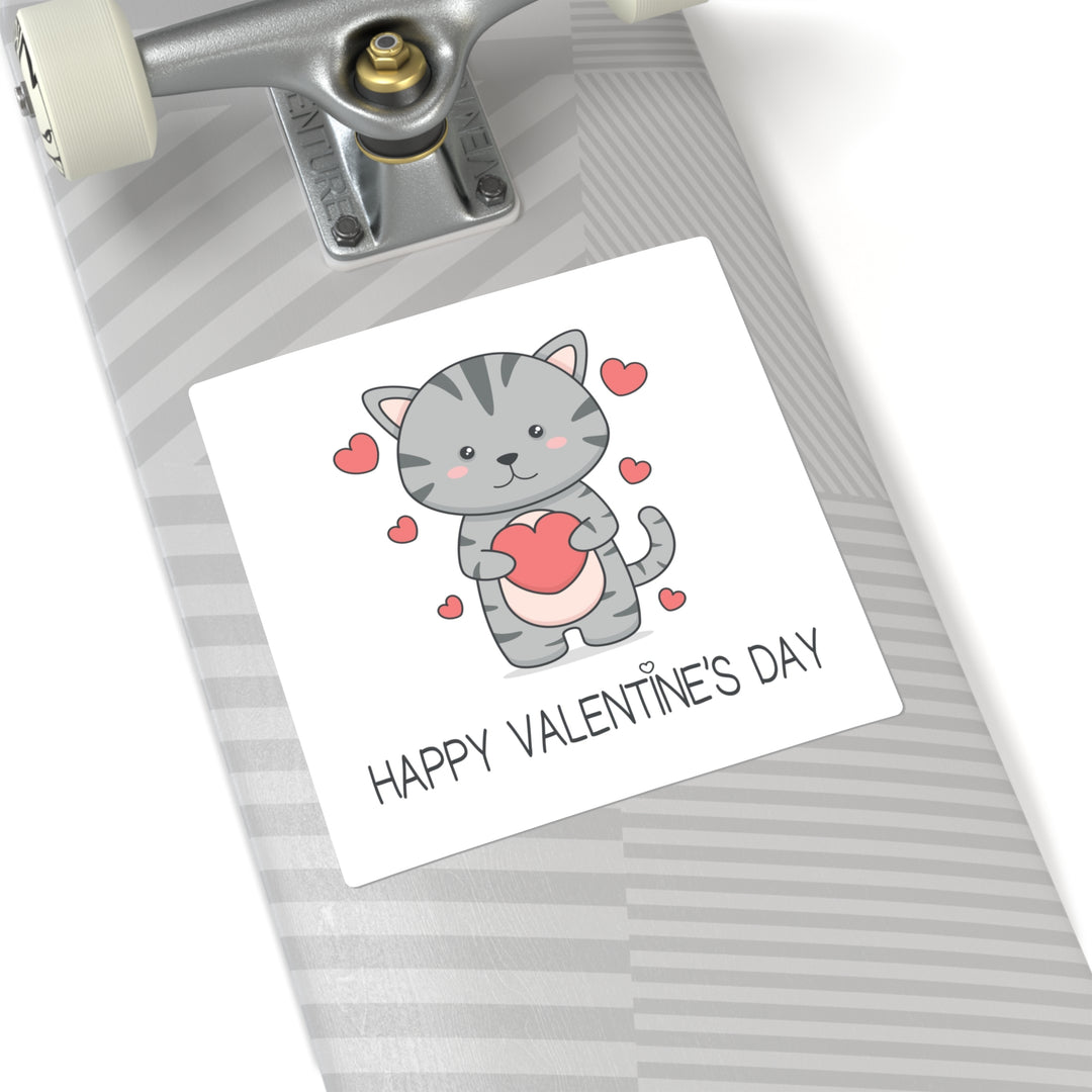 Valentine Cat Sticker