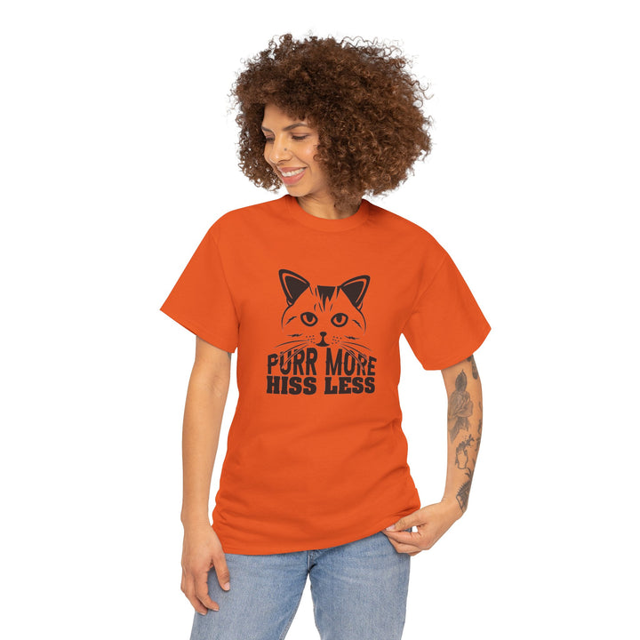 Purr More Hiss Less Cotton Tee