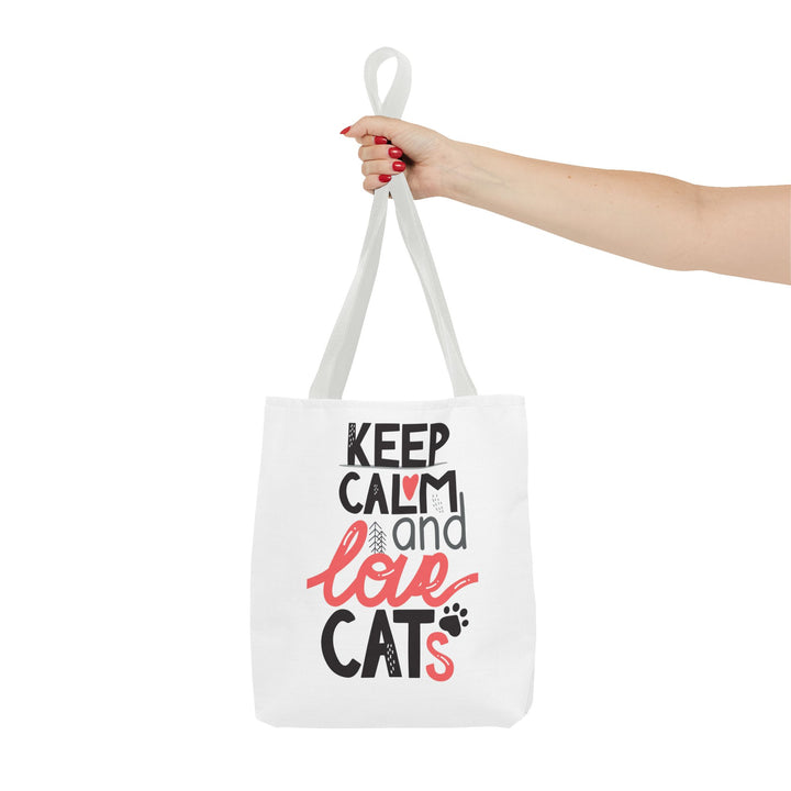 Keep Calm Love Cats Tote Bag