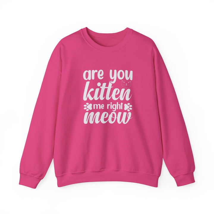 Kitten Me Right Meow Crewneck Sweatshirt