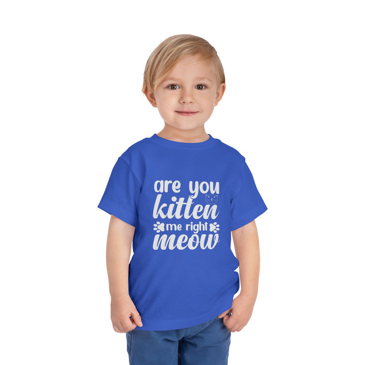 Kitten Me Right Meow Toddler Tee