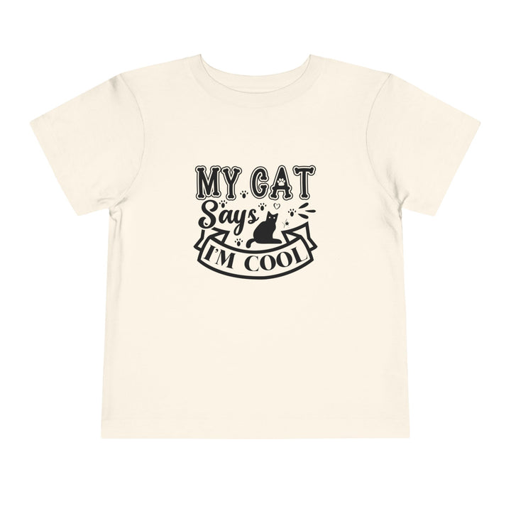 My Cat Says I'm Cool Toddler Tee
