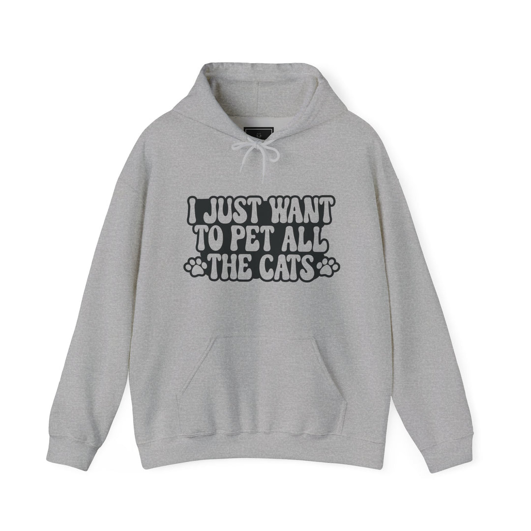 Pet All The Cats Hooded Sweatshirt