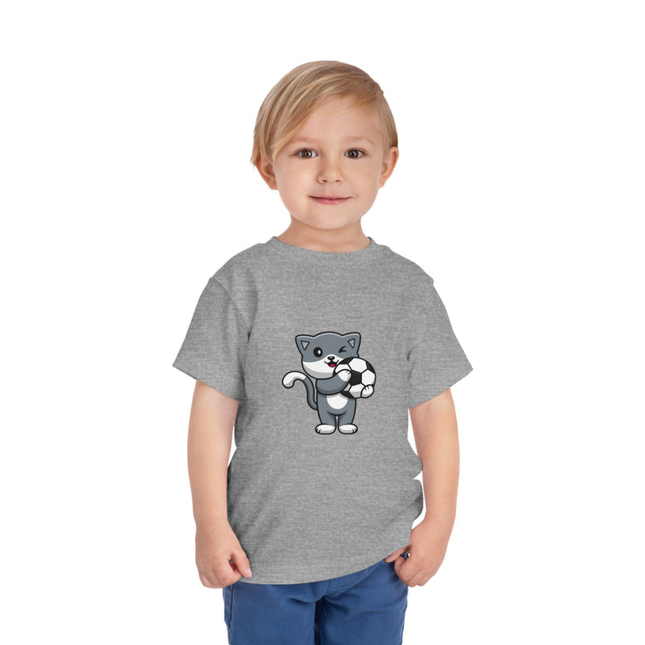 Soccer Cat Toddler Tee