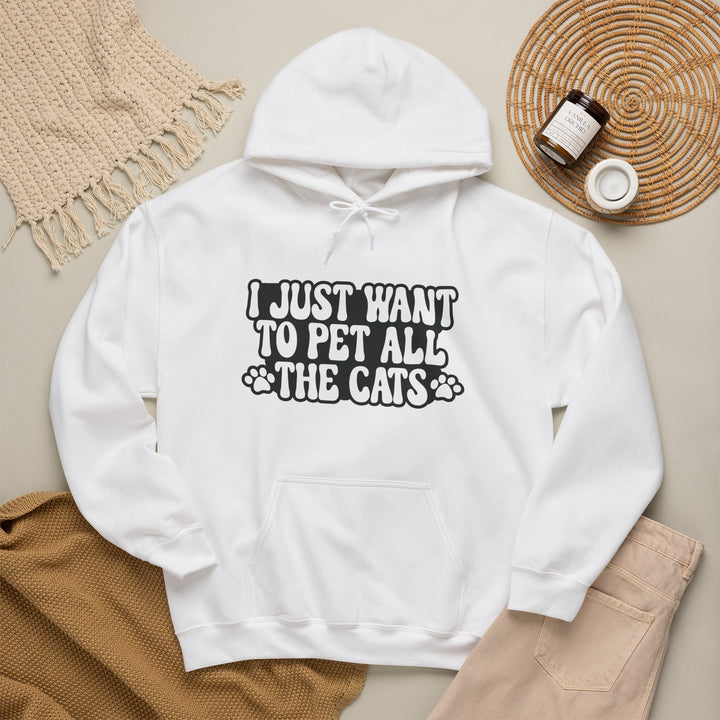 Pet All The Cats Hooded Sweatshirt