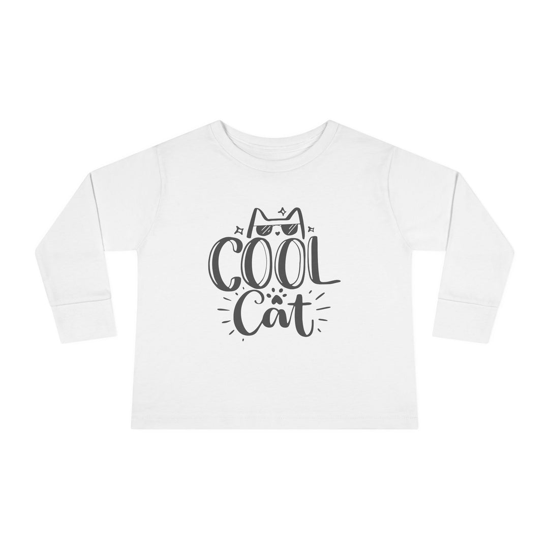 Cool Cat Toddler Long Sleeve Tee