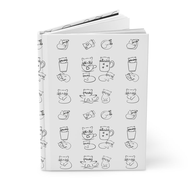 Doodle Cat Hardcover Journal